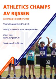 Athletics champs AV Rijssen 2025